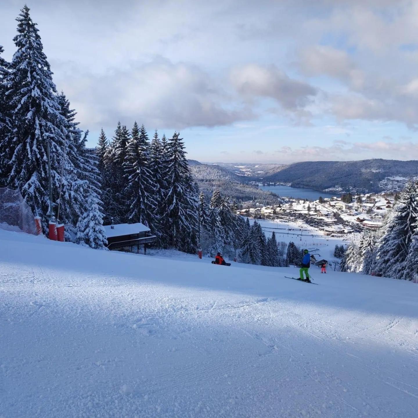 Ferienwohnung Le Petit Bonhomme De Neige Gérardmer Exterior foto